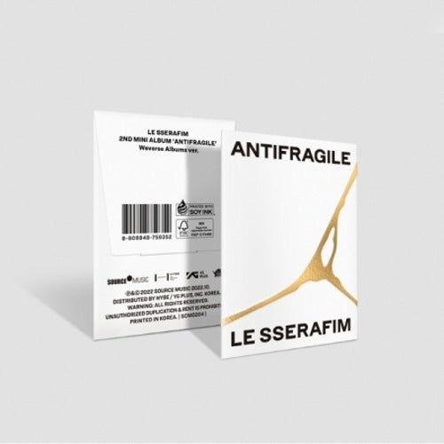 LE SSERAFIM - ANTIFRAGILE (2ND MINI ALBUM) WEVERSE ALBUMS VER. - K-pop product