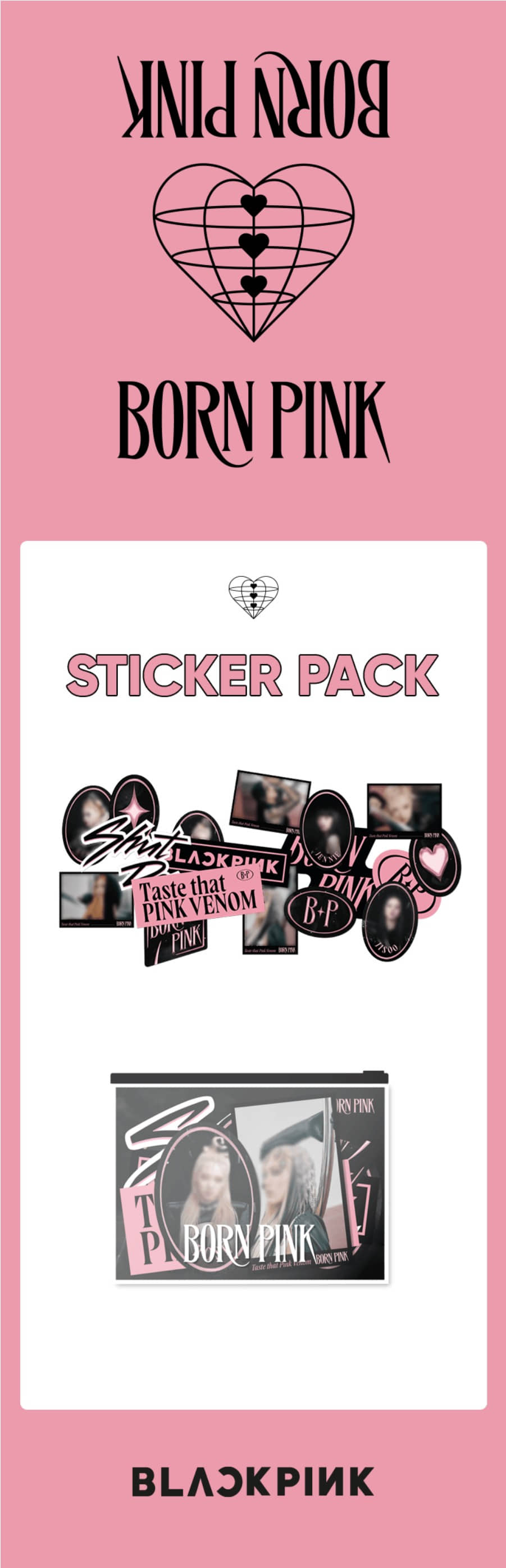 BLACKPINK BORN PINK WORLD TOUR K-pop merchandise - afbeelding 2