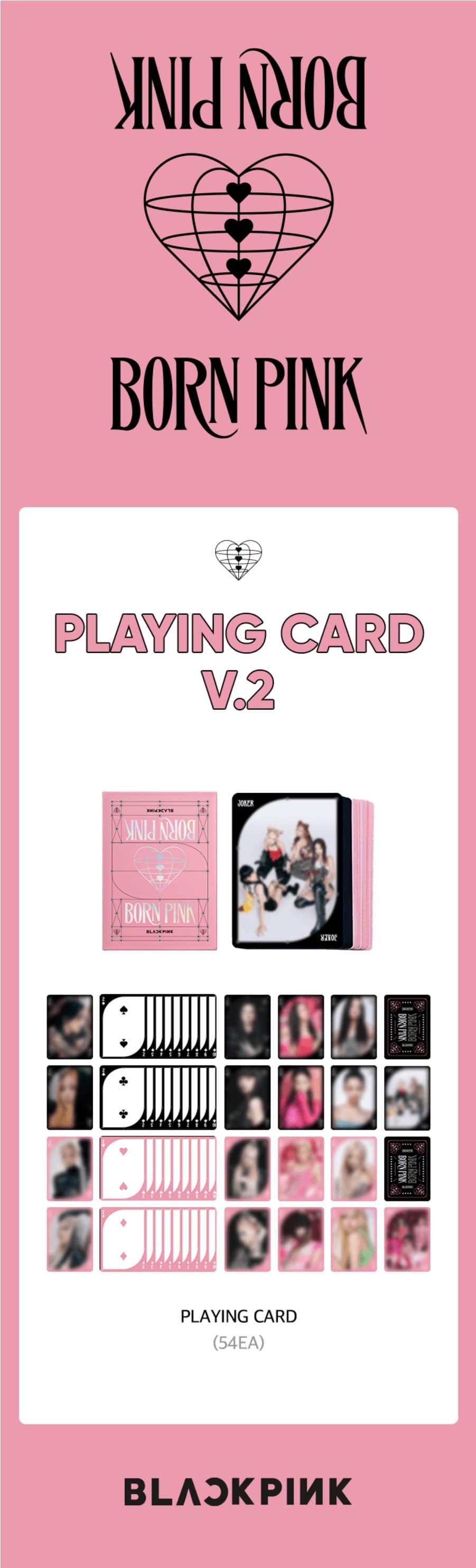 BLACKPINK BPTOUR Playing Cards V.2 productdetails