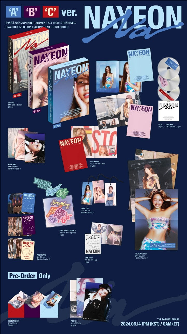 Inhoud van NAYEON - NA tweede mini-album