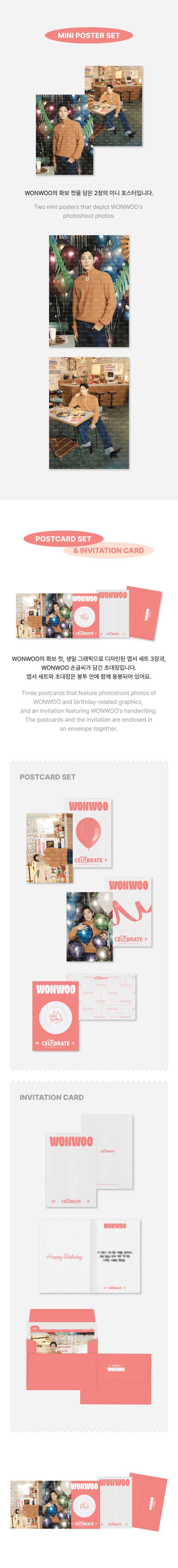Accessoires uit HAPPY WONWOO DAY Birthday Box VER.3