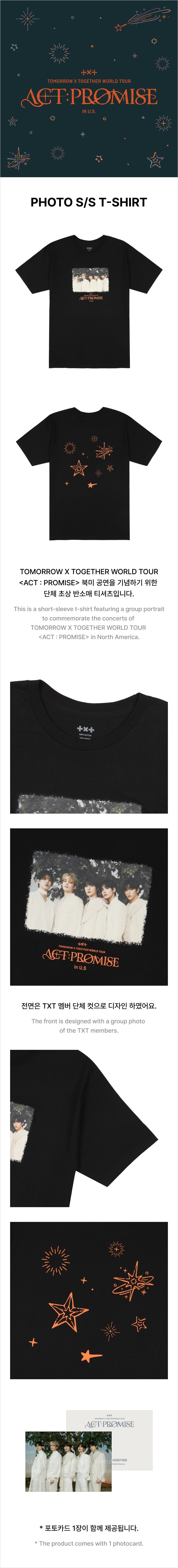 TXT ACT : PROMISE IN U.S. Photo S/S T-Shirt productdetails