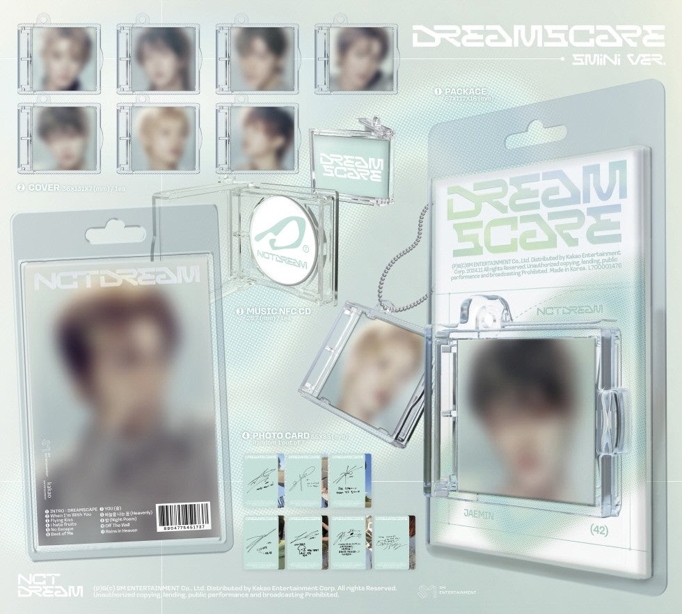 NCT DREAM DREAMSCAPE SMini Ver. inhoud en memberuitvoeringen