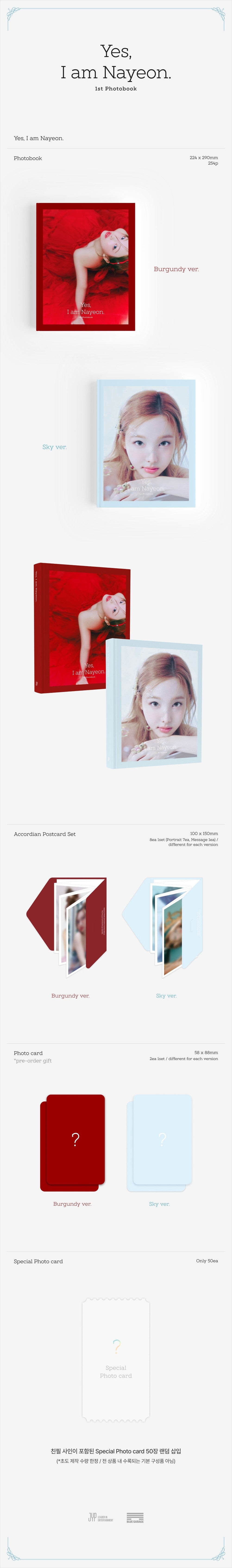 Inhoud van NAYEON Yes, I am Nayeon. 1st Photobook