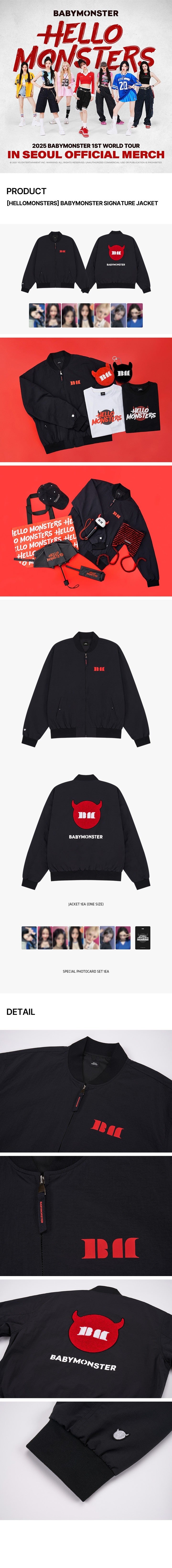 BABYMONSTER HELLOMONSTERS Signature Jacket productdetails