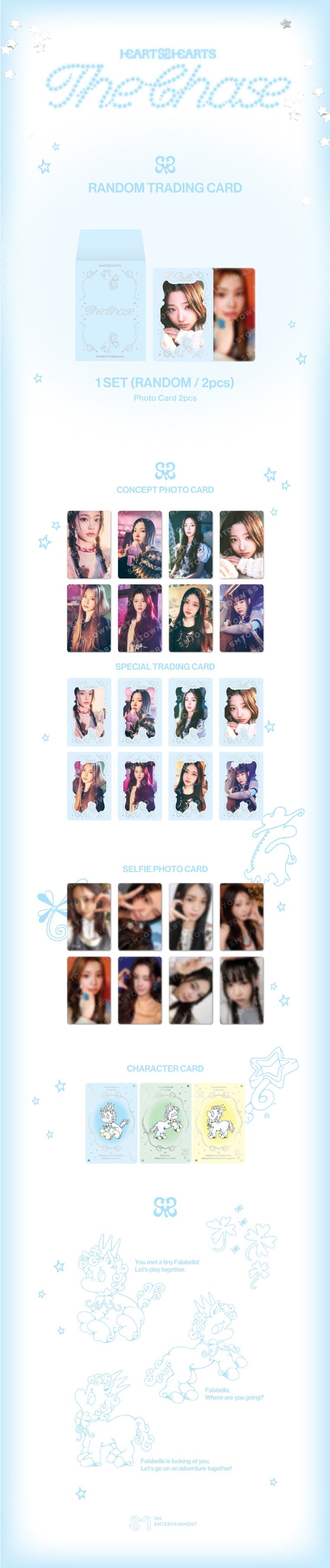 HEARTS2HEARTS THE CHASE Random Trading Card Set productdetails
