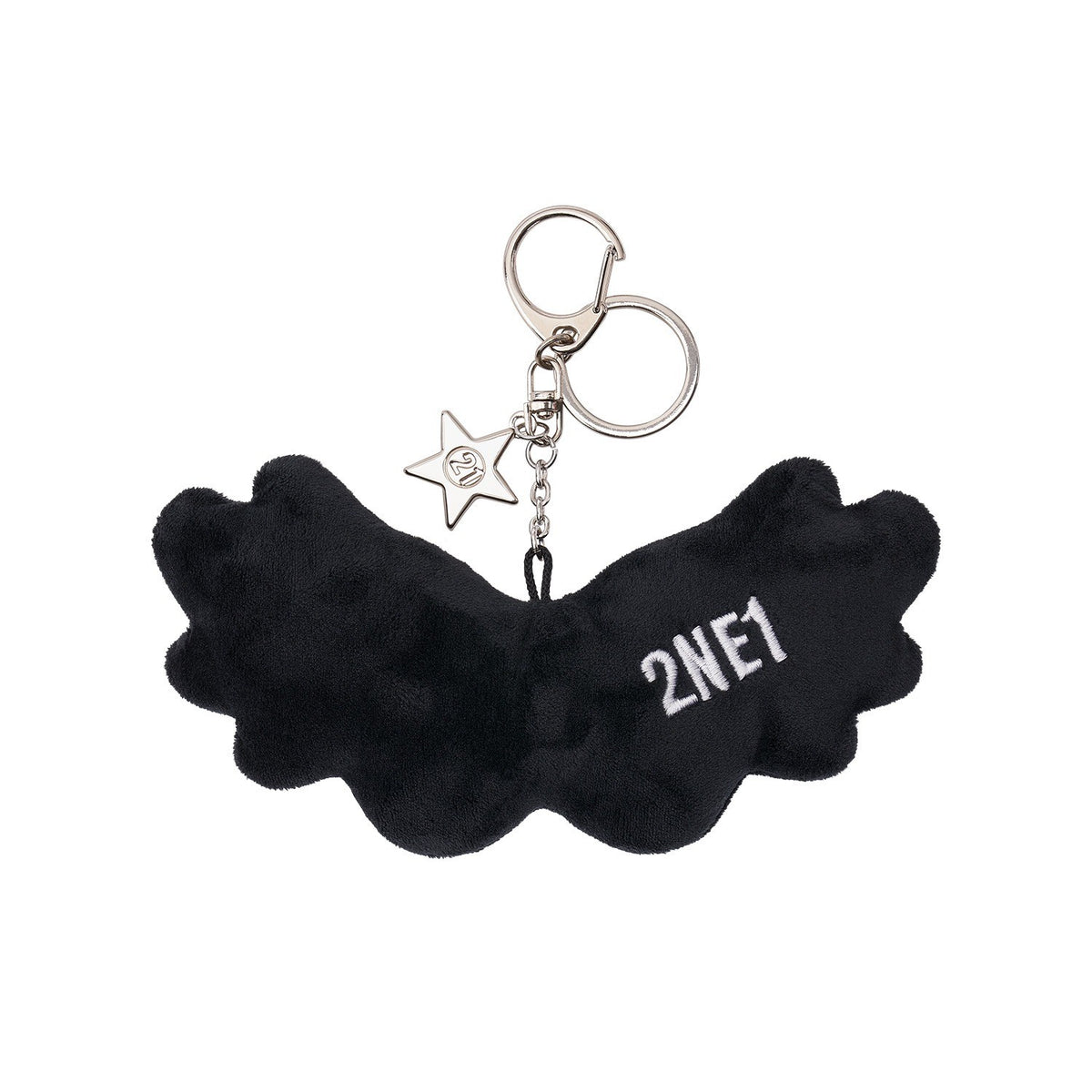 Details en afmetingen van de 2NE1 Wing Plush Keyring