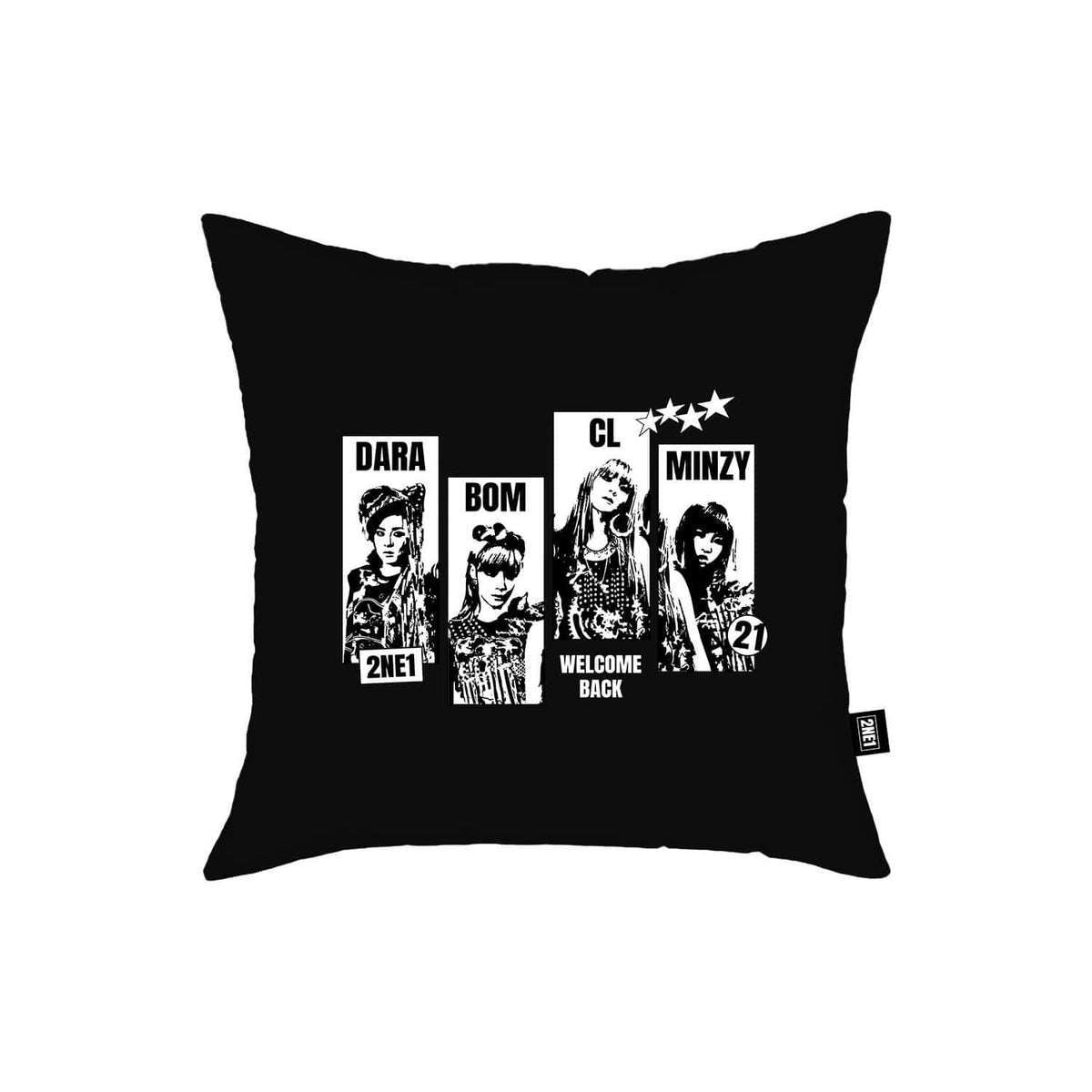 Details en afmetingen van het 2NE1 WELCOME BACK ENCORE Photo Cushion