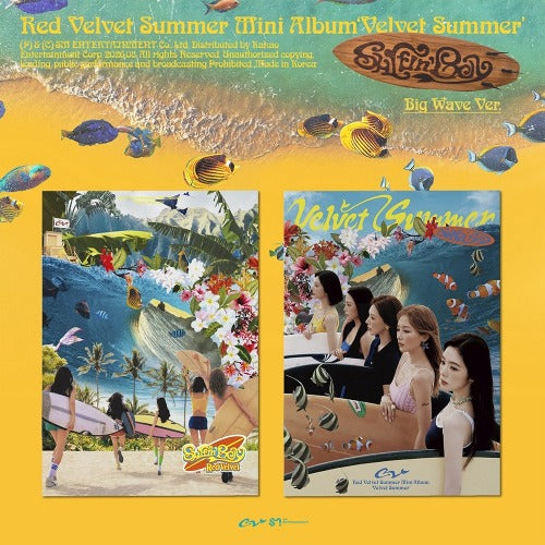 RED VELVET - SUMMER MINI ALBUM [VELVET SUMMER] (BIG WAVE VER. (RANDOM))