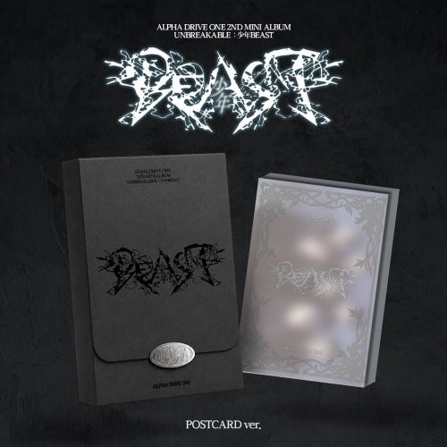 ALPHA DRIVE ONE 2ND MINI ALBUM 'UNBREAKABLE : 少年BEAST' POSTCARD VER. K-pop album