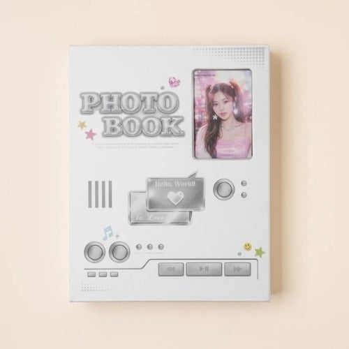 Daiso zilveren hard-cover photocardalbum met 120 vakken