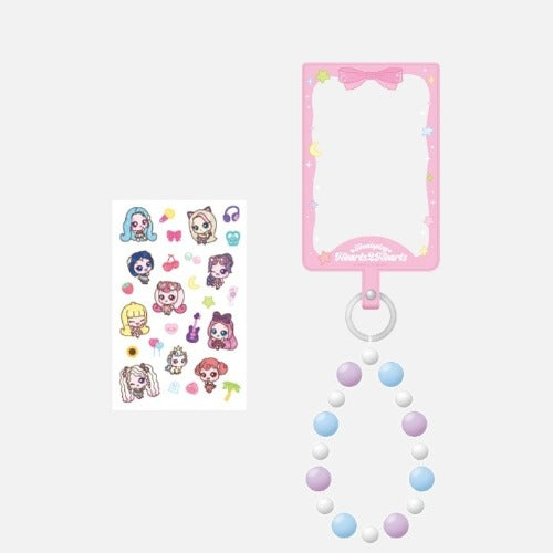 Hearts2Hearts Teenieping X Hearts2Hearts Photo Card Phone Strap
