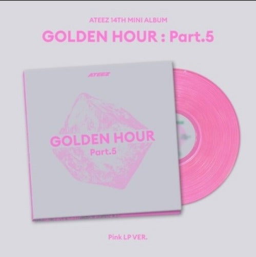 ATEEZ - GOLDEN HOUR : Part.5 - Pink LP Ver.
