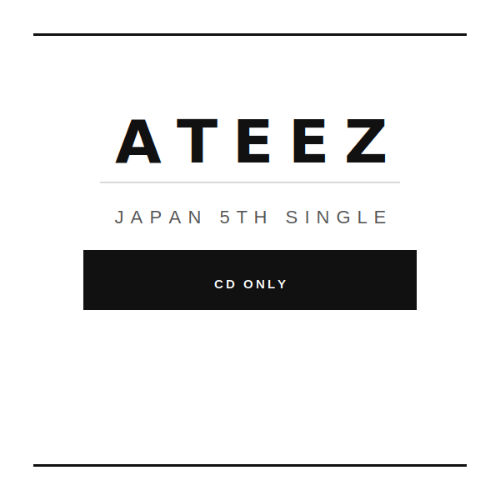 ATEEZ - BAD (Japanese Ver.) - CD Only / Regular Edition