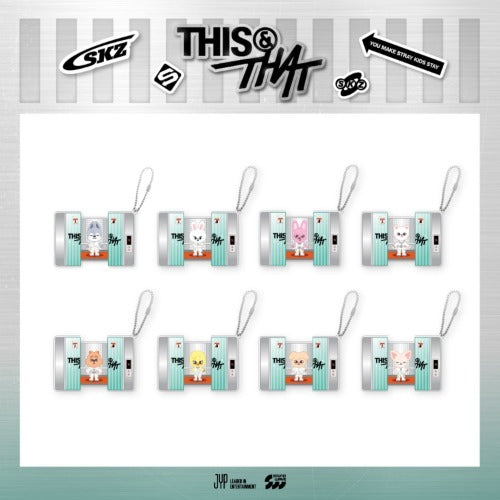 STRAY KIDS - THIS & THAT - SKZOO CAPSULE ACRYLIC KEYRING