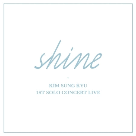 KIM SUNG KYU - 1ST SOLO CONCERT LIVE [SHINE] (2CD) - K-pop product